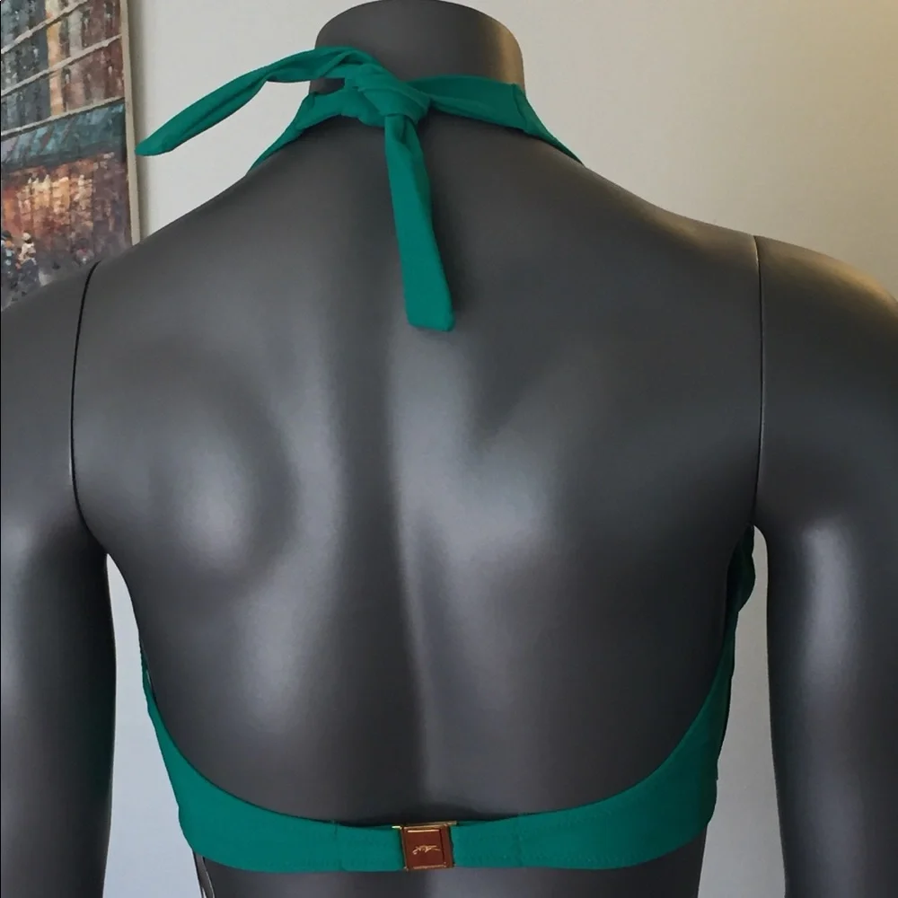 NWT - Gottex Halter Bikini Top - Sz 16 (C Cup)